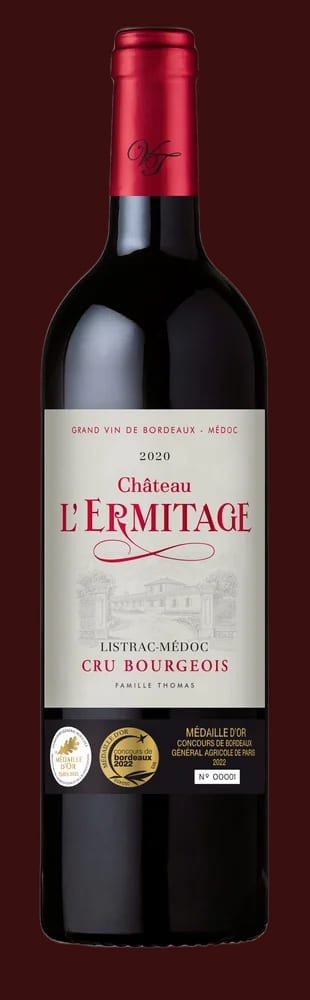Bouteille de Château l'Ermitage, Listrac-Médoc